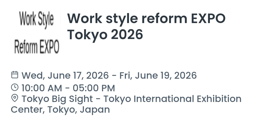 Work style reform EXPO Tokyo 2026