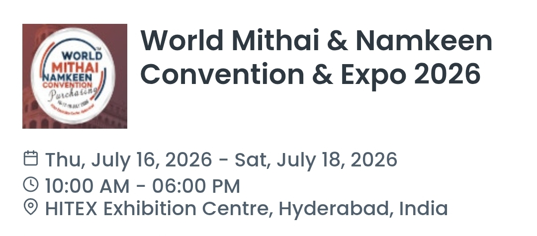 World Mithai & Namkeen Convention & Expo 2026