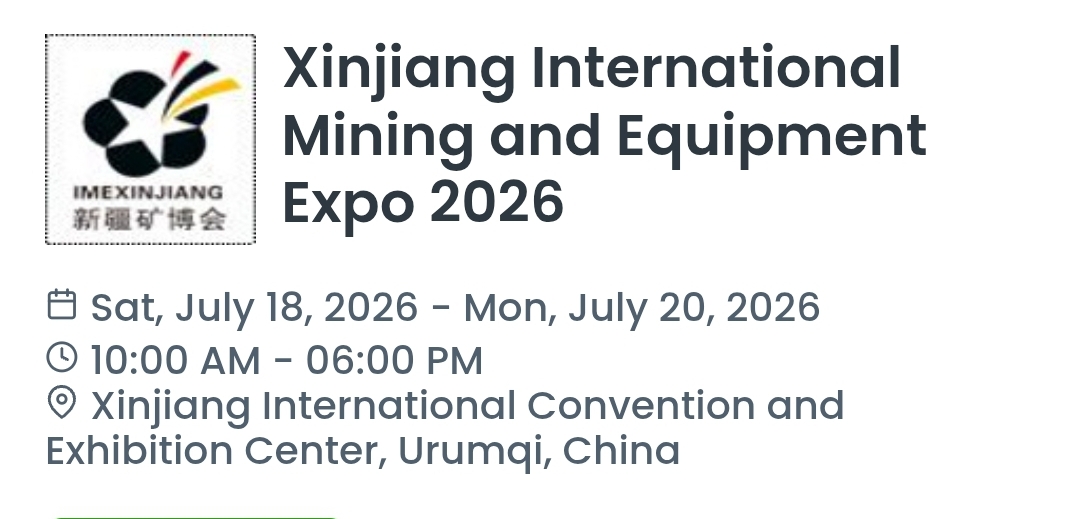 Xinjiang International Mining and Equipment Expo 2026