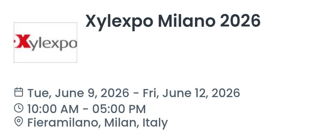 Xylexpo Milano 2026