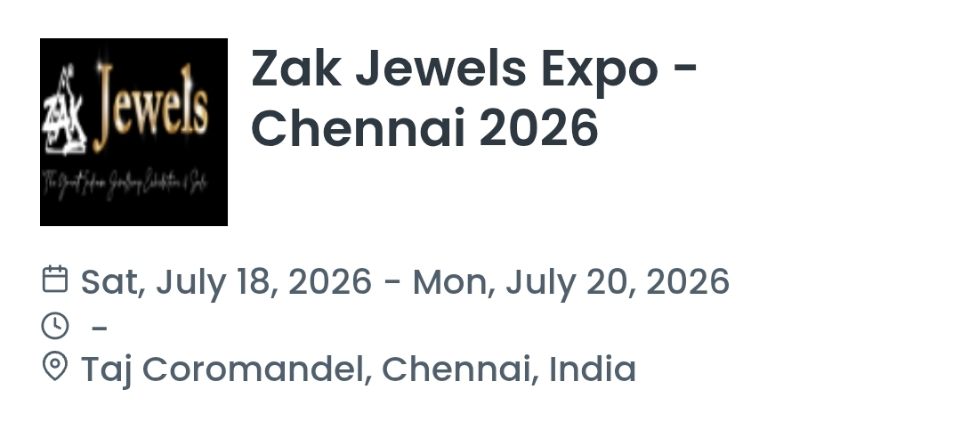 Zak Jewels Expo - Chennai 2026
