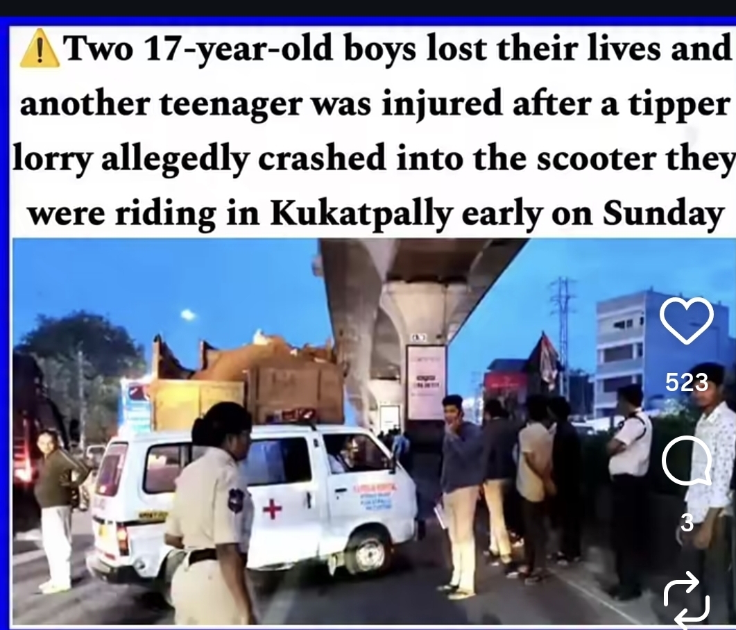 2 Boys killed in road accident
