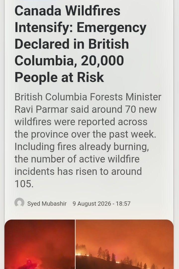 Canada Wildfire