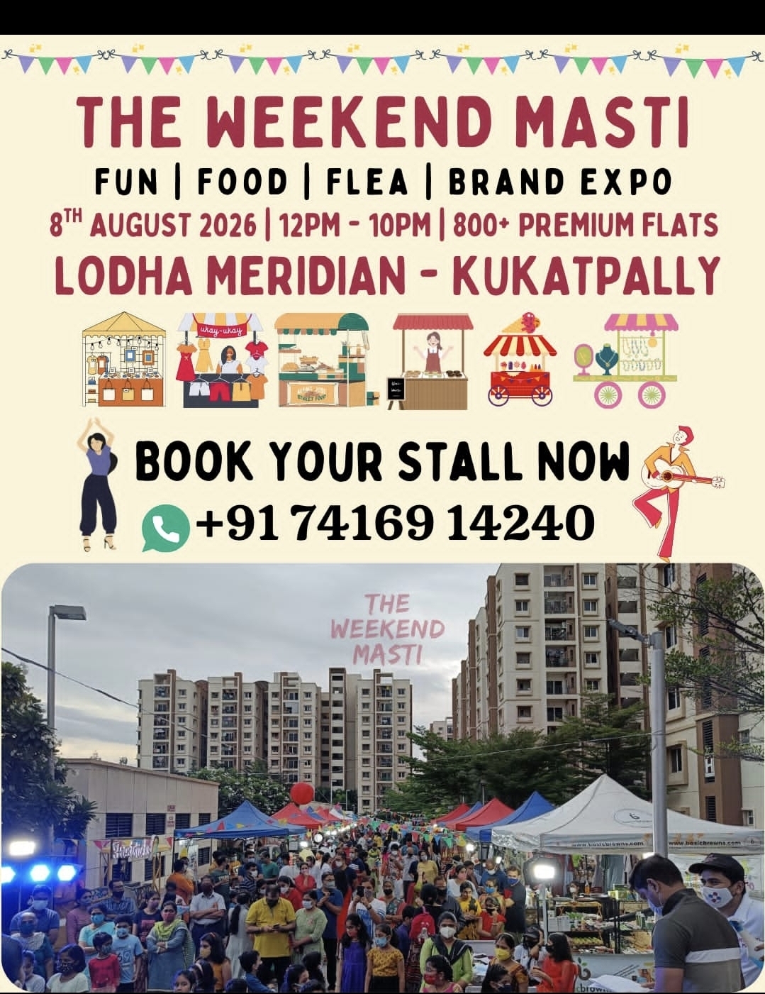 Food festival at Lodha Meridian