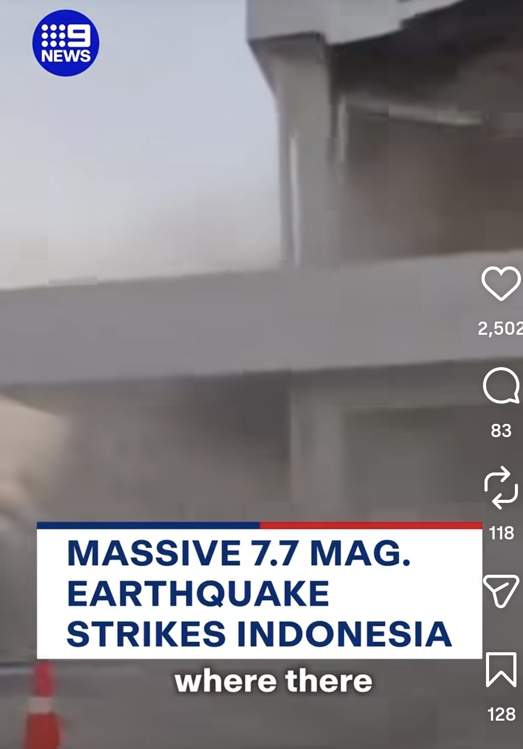 Powerful Earthquake hit Indonesia