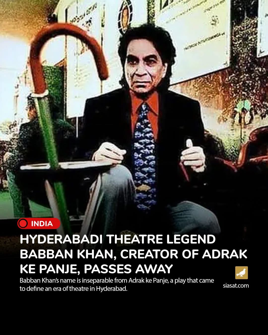 Sad demise of Babban Khan