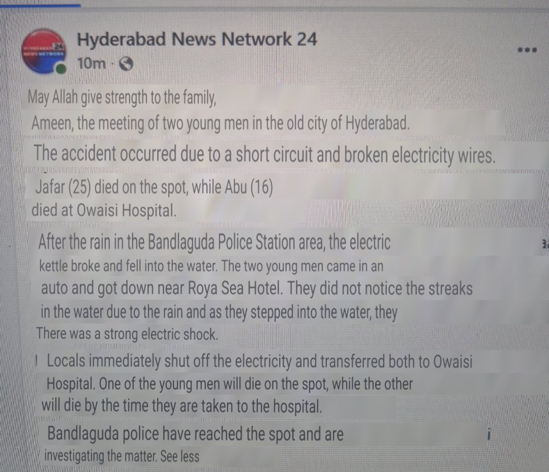 Untimely death of 2 youths