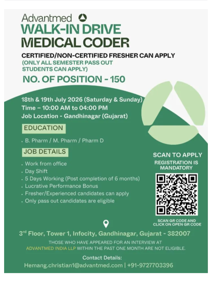 150 job Openings at Advantmed