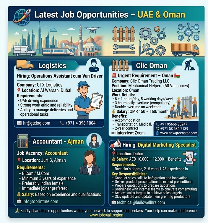 accountant required in Ajman