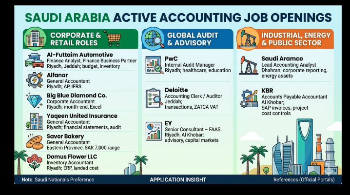 accountant required in Saudi Arabia