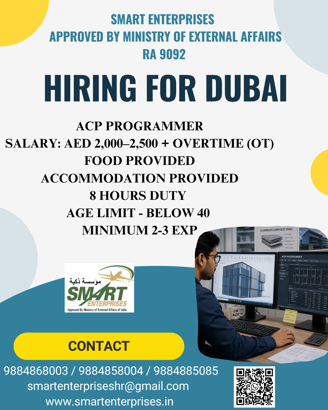 ACP Programmers Required in Dubai
