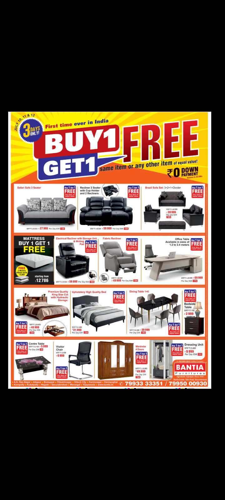 🛋️Bantia Furnitures "Buy 1 Get 1 Free" Mega Sale
