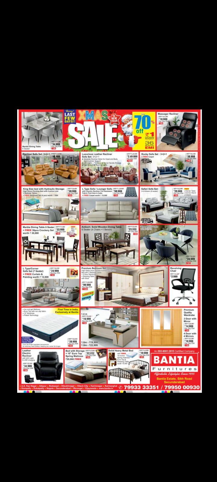🎄✨ Bantia Furnitures – Xmas & New Year Sale ✨🎄