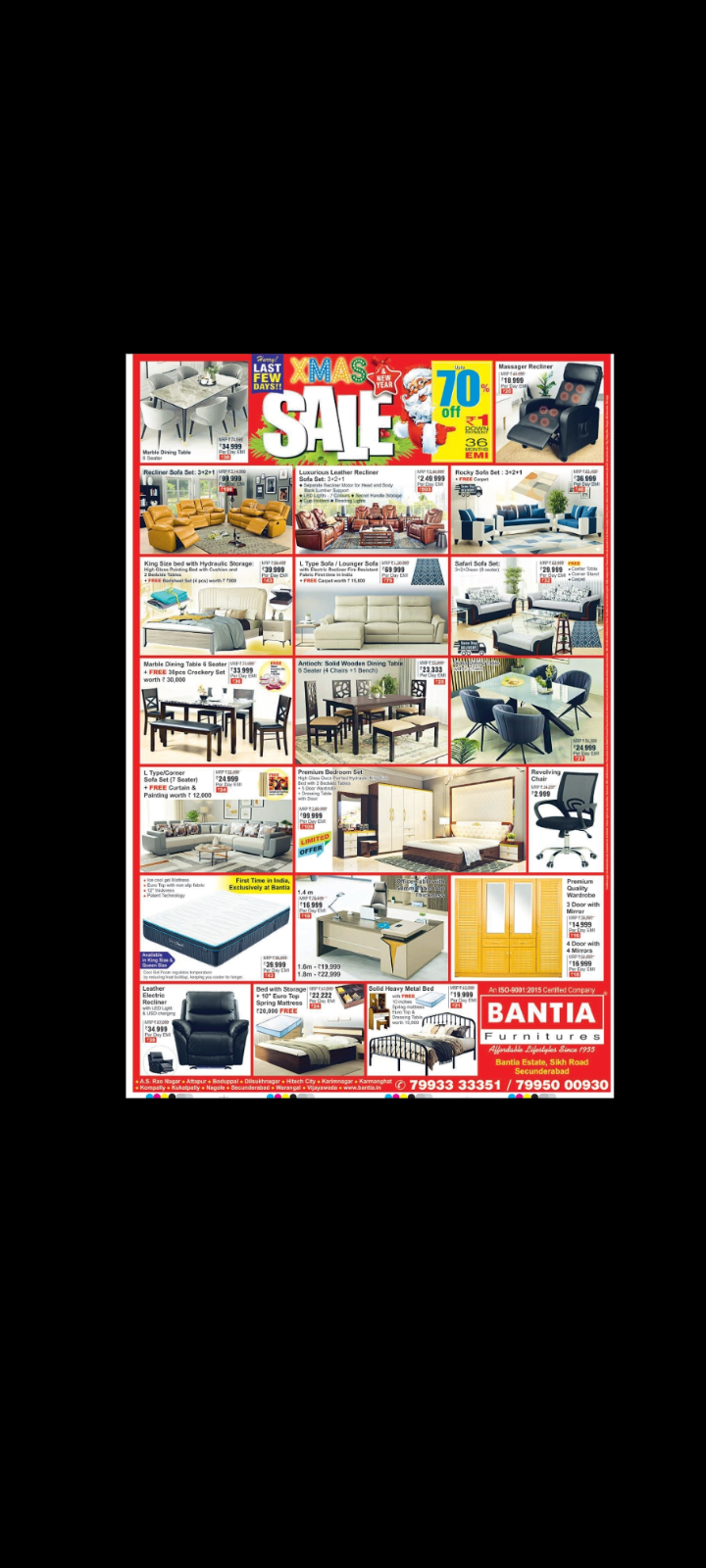 Bantia Furnitures XMAS & New Year Sale 🎄🎉