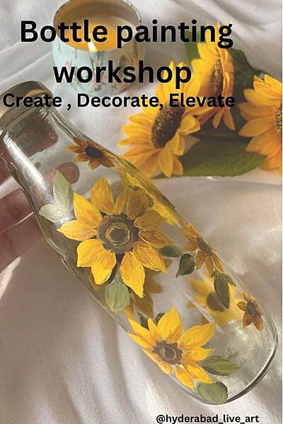 🍾 Bottle painting Workshop