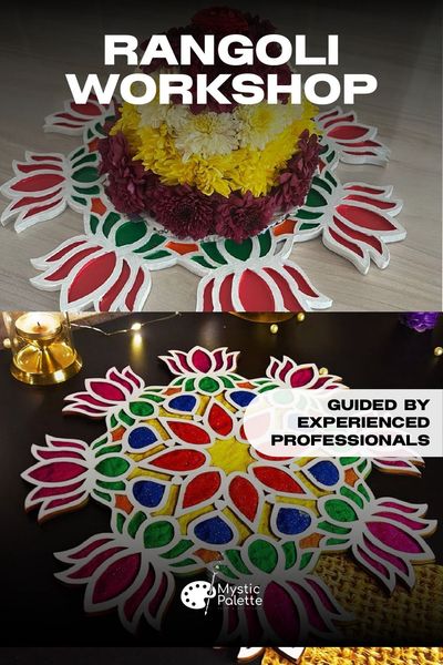 Bring Tradition to Life with Rangoli Painting! 🌸🎨
