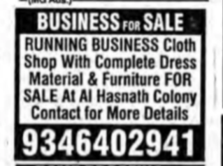 Business For sale