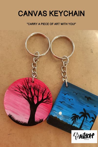 🖌️ Canvas Keychain Art Workshop 🎨✨