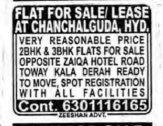 Chanchalguda Ready-to-Move Flats for sale