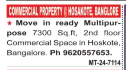 COMMERCIAL PROPERTY for sale