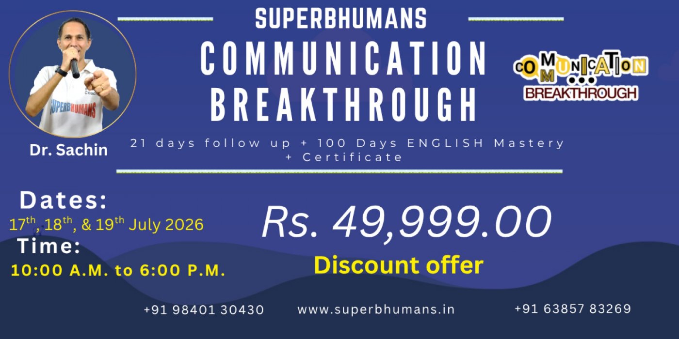 Communication Breakthrough Workshop – Chennai
