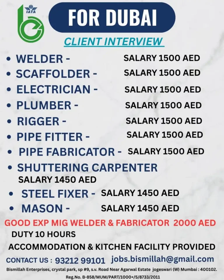 Construction / Industry Jobs – Dubai