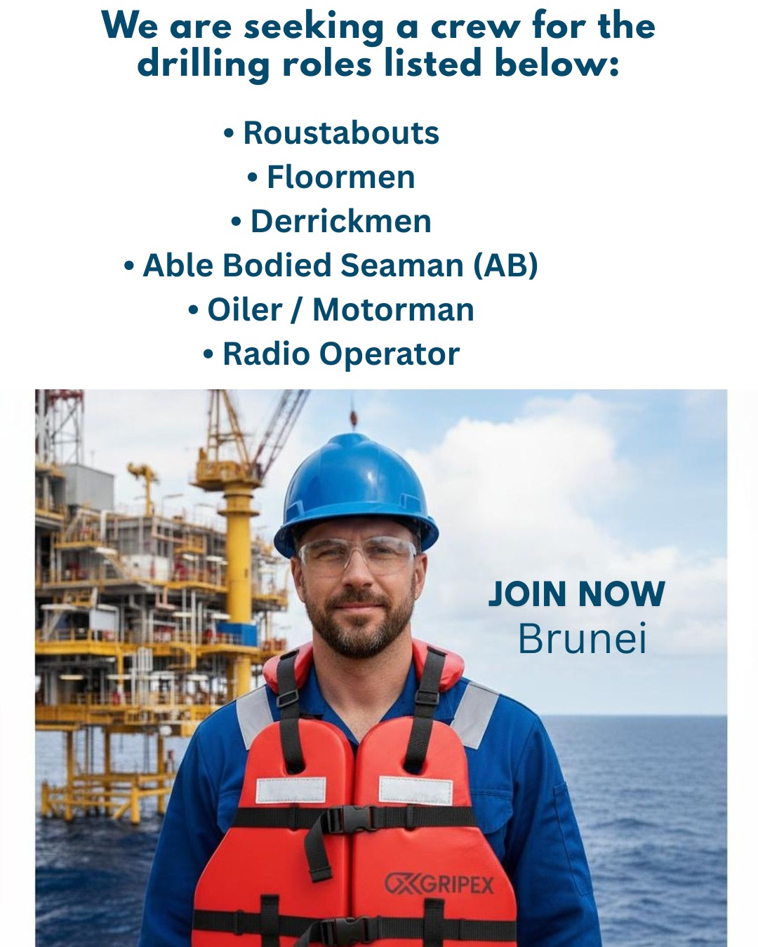 Drilling Crew Recruitment in brunie