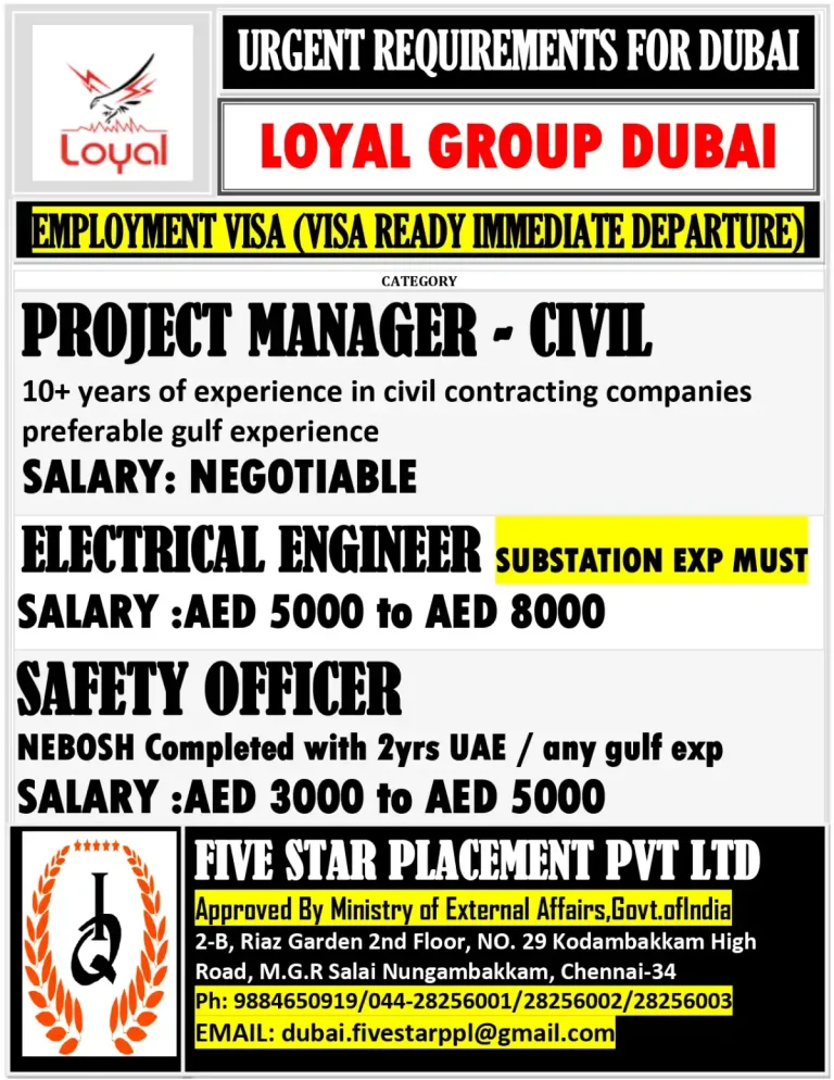 engineers required in UAE