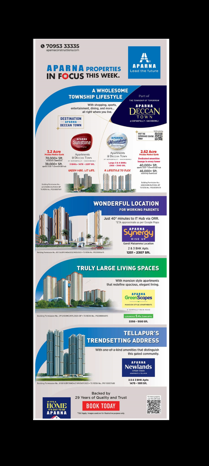 Explore Aparna’s Signature Residential Collection