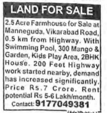 Farmhouse for sale