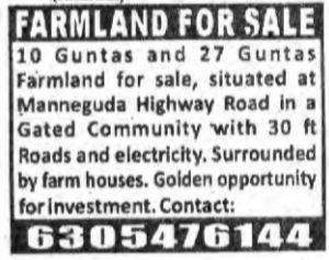 Farmland for Sale