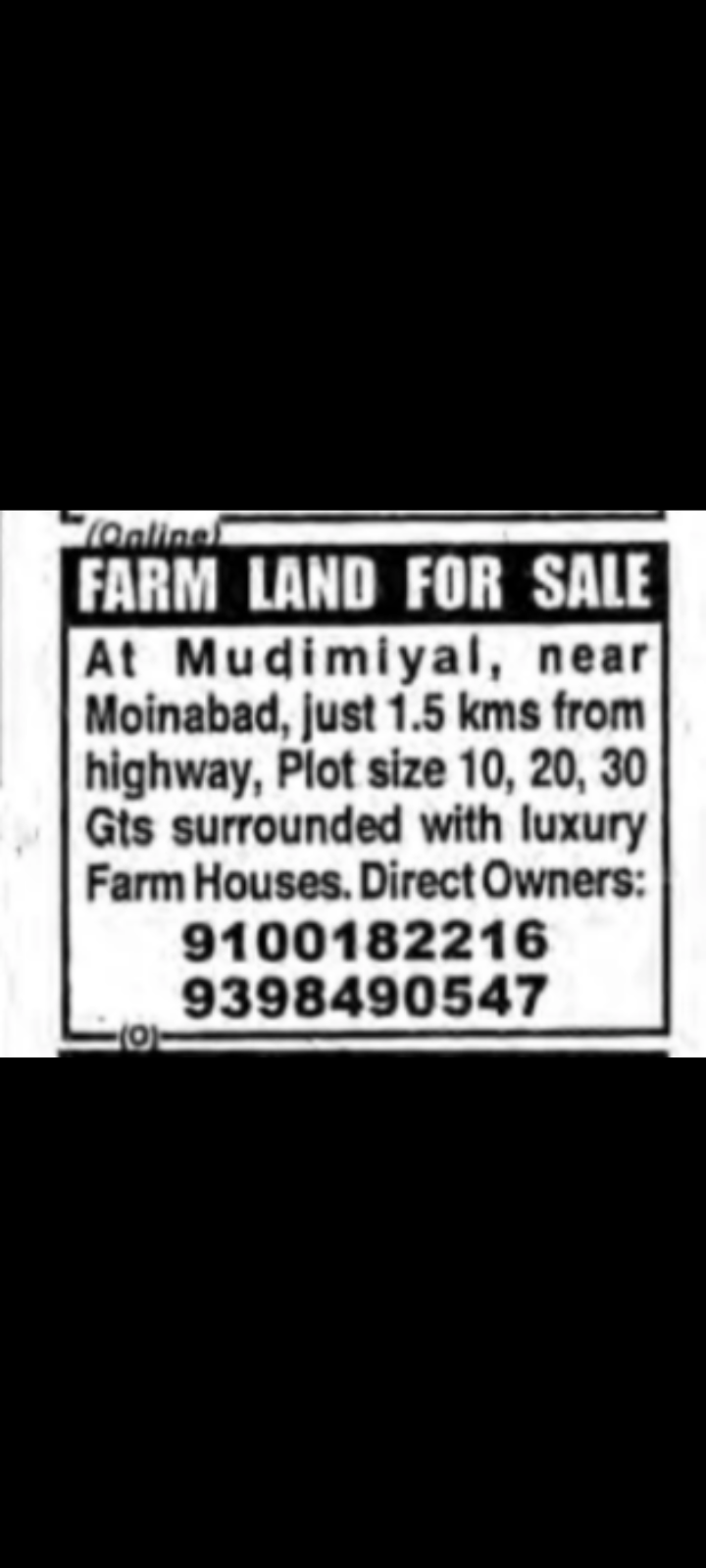 Farmland for Sale