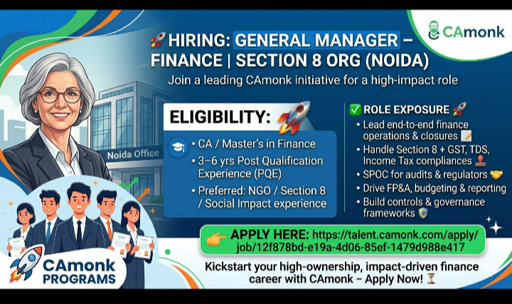 finance manager required in Noida