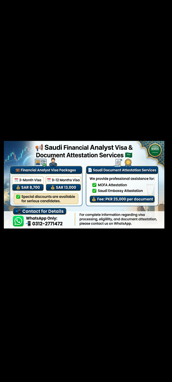 Financial Analyst  required in Saudi Arabia