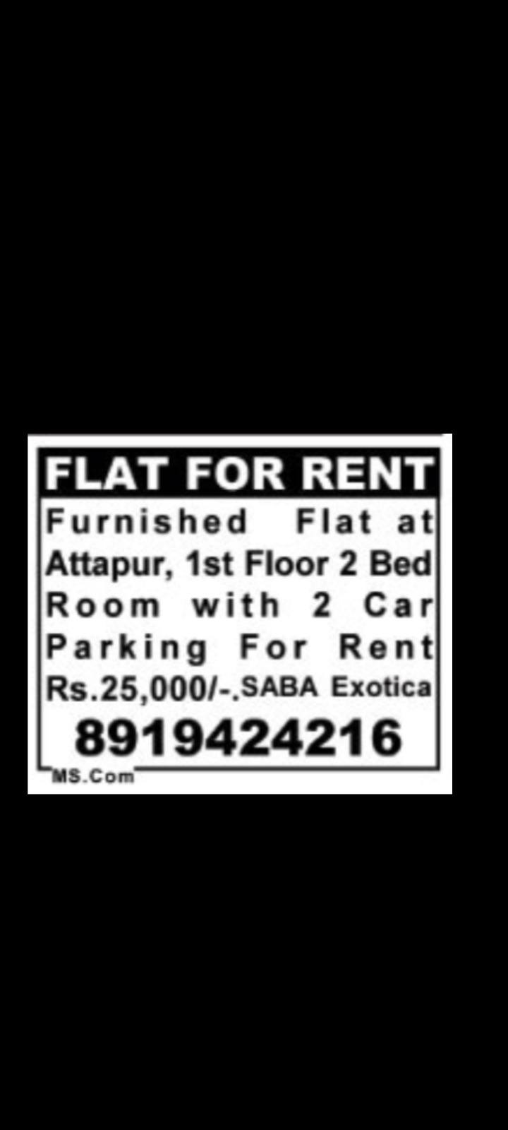 Flat for sale