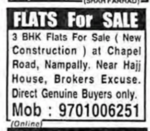 flat for sale