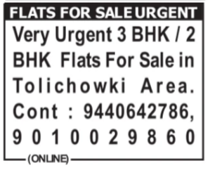 Flats For Sale Urgent