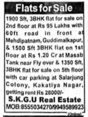flats for sale