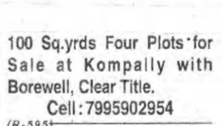 Four Plots For Sale
