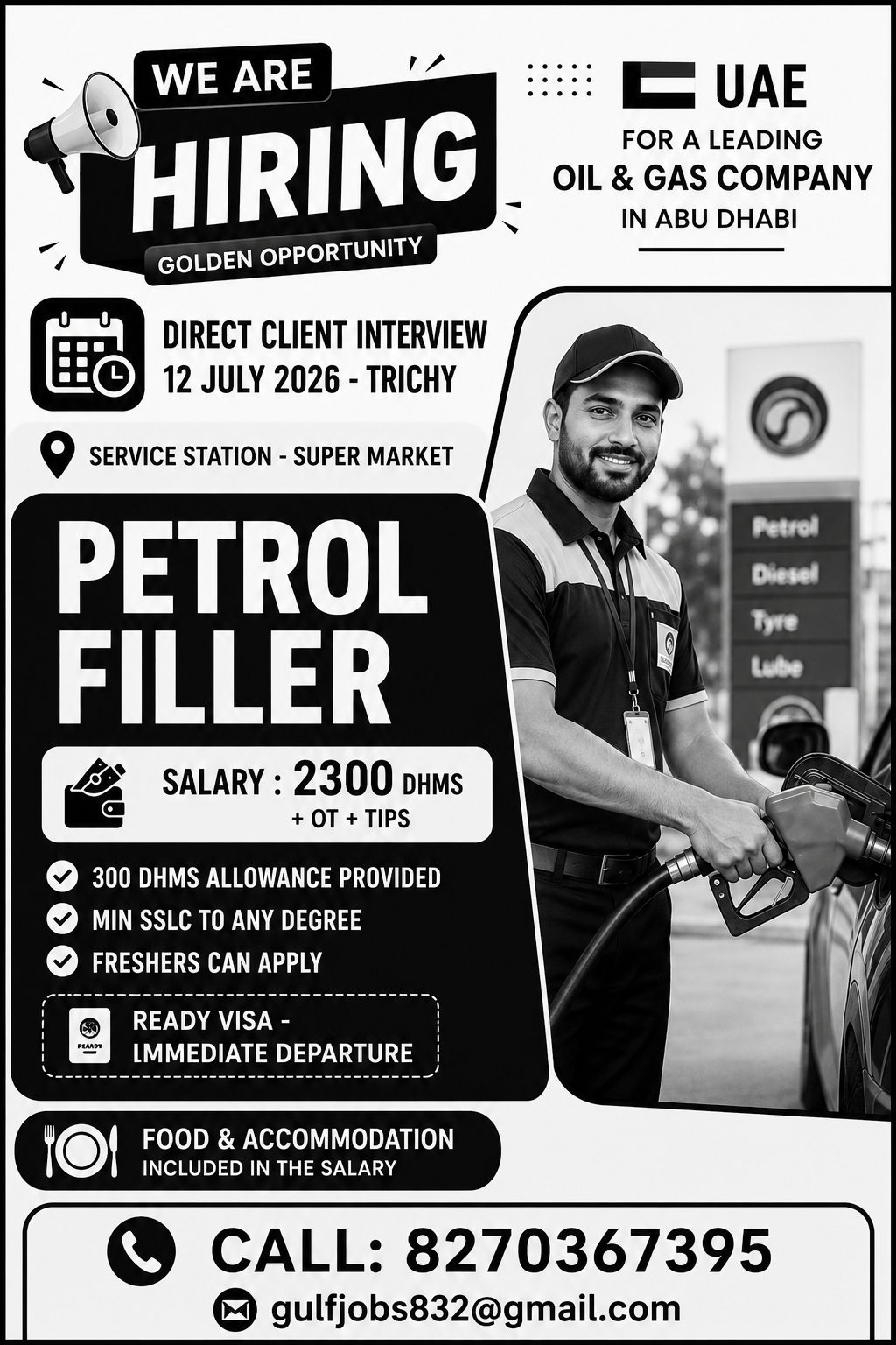 Fuel Filler required in Dubai 🇦🇪