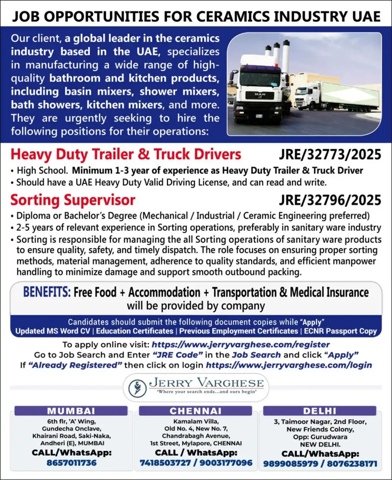 Global Ceramics Company – UAE (Jerry Varghese)