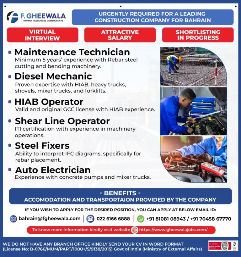 Technical & Mechanical Roles