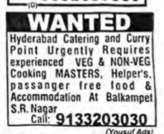 hiring cooking masters