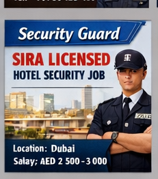 Hiring security guard at Dubai