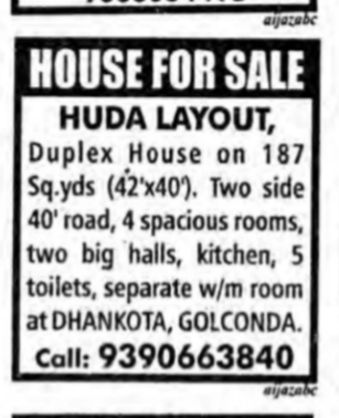 House for sale
