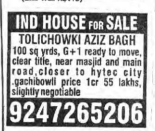 independent house for sale