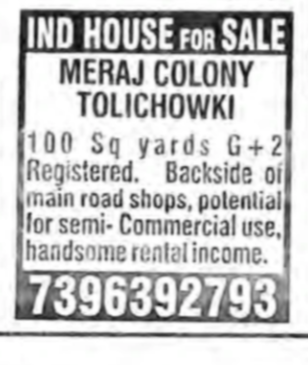 Independent House for Sale