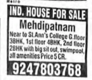 Independent House for Sale
