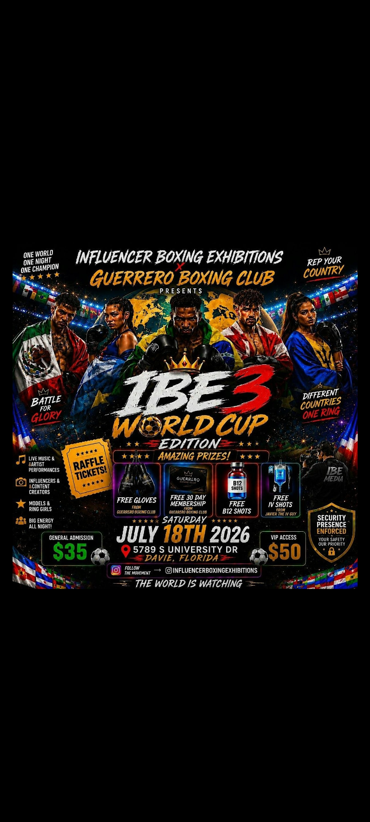 Influencer Boxing Exhibitions 3 🇺🇸
