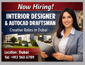 Interior job opportunity in UAE